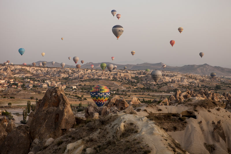 Photographie Les mongolfières de Cappadoce