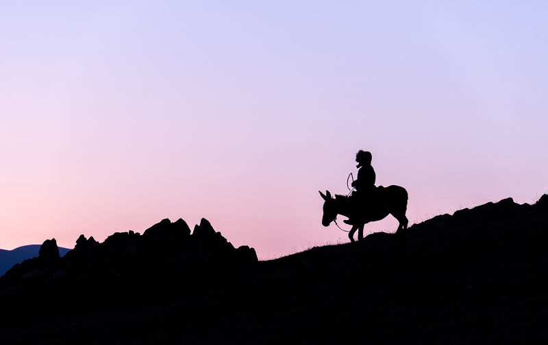 Photographie Au petit matin dans les montagnes du Kirgisthan