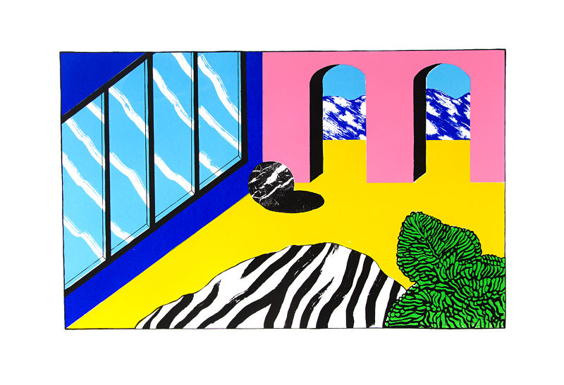 illustration graphique coloree