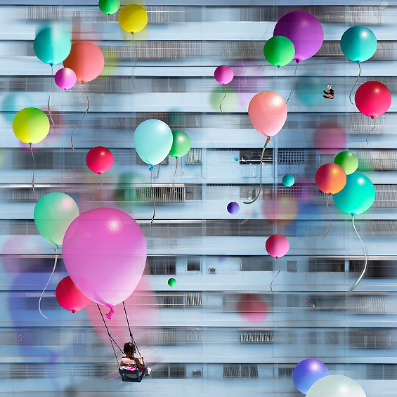 Envolée de ballons à Caracas