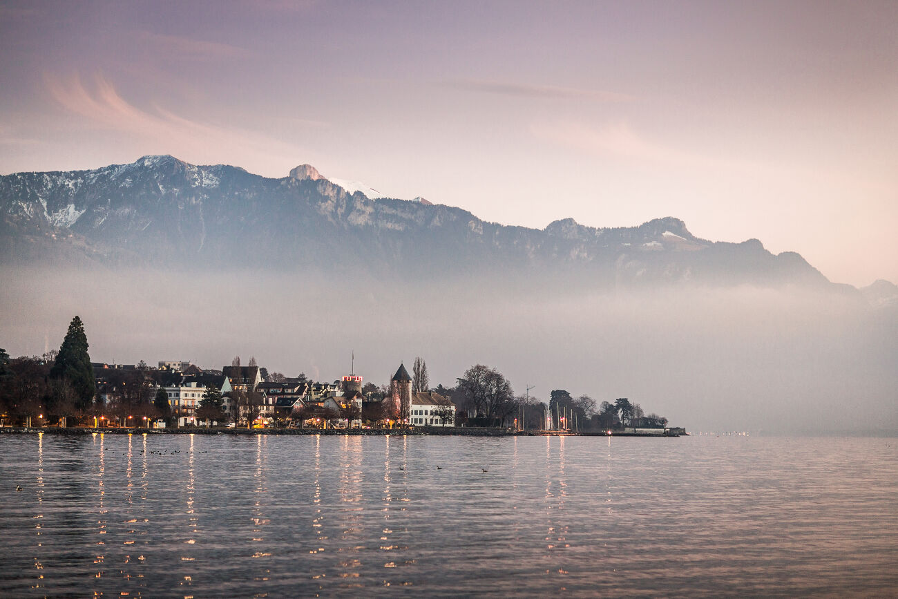 Berge du Leman, en fin de journée - 2