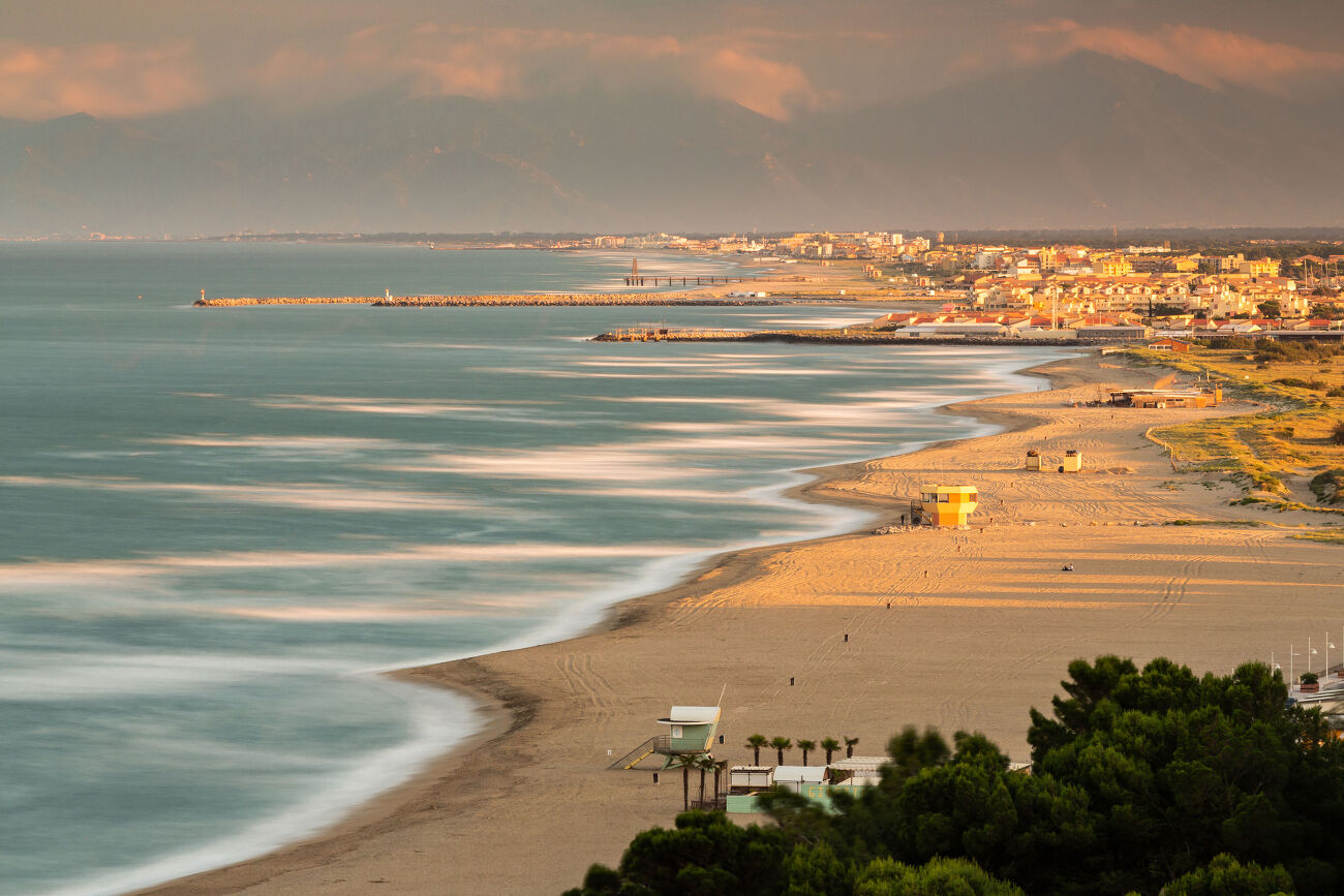 Vue sur Leucate et ses plages