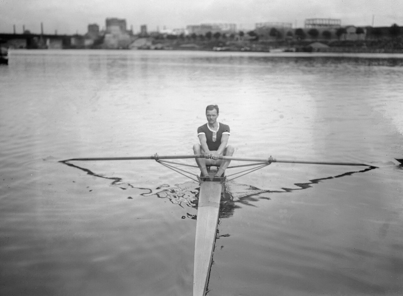 Championnat de Paris d'Aviron. Horodinski sur skiff. 1912