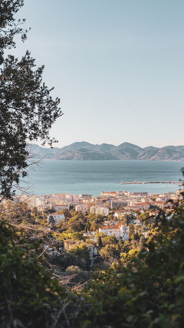 Sur les hauteurs de Cannes