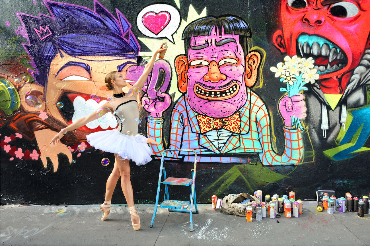 Graffiti Ballerina