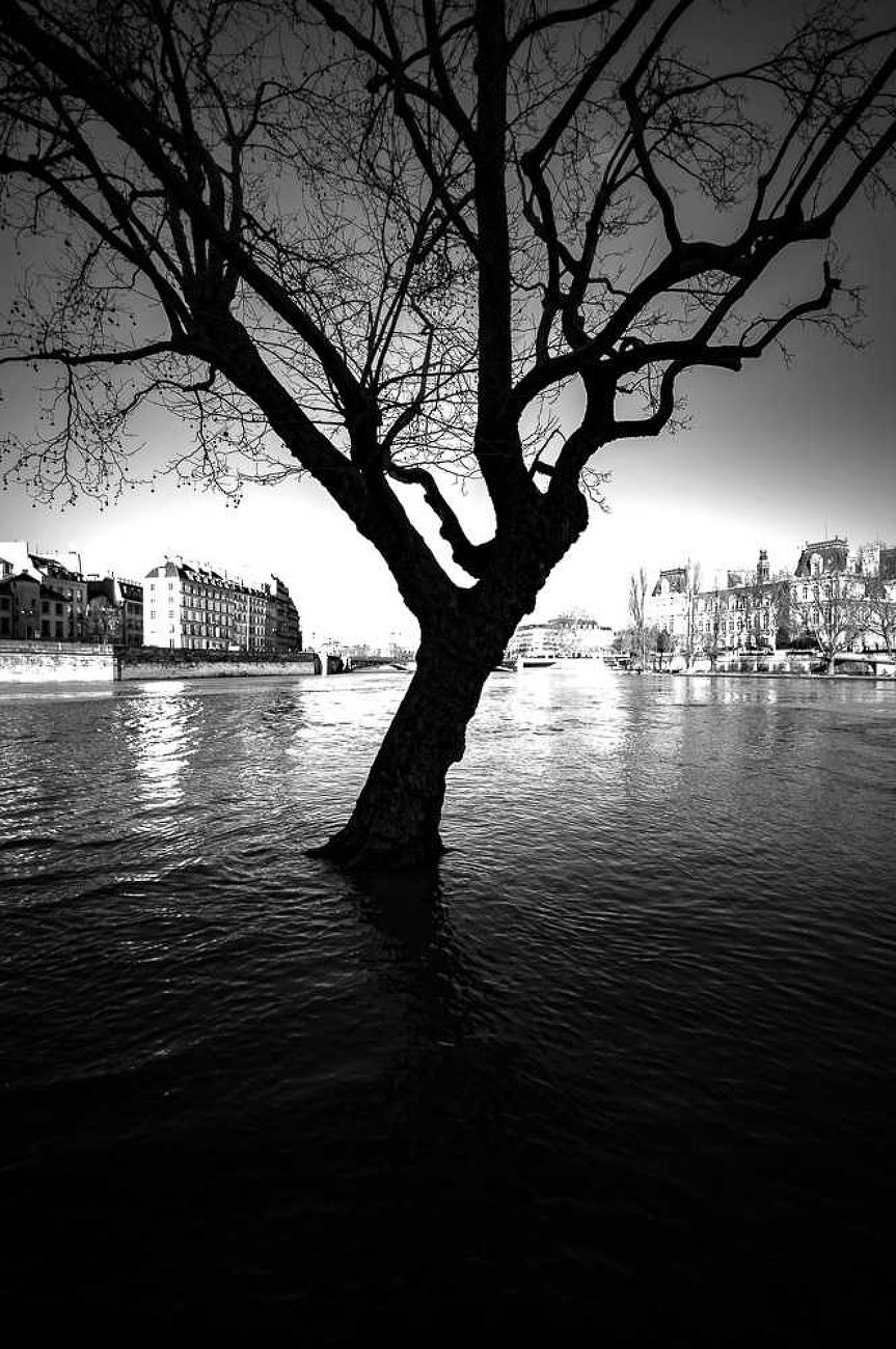 Paris under water