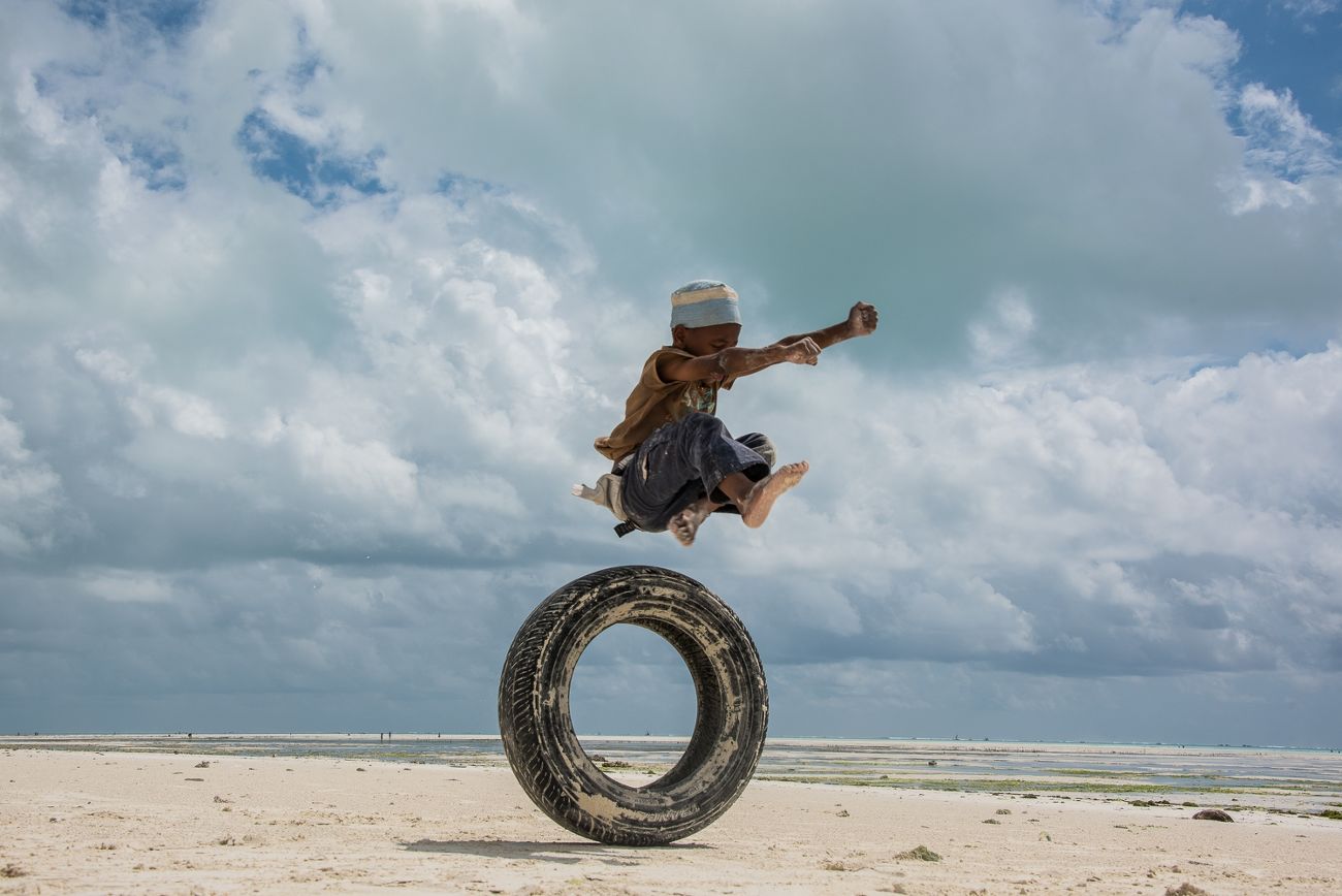 Sur les plages de Zanzibar