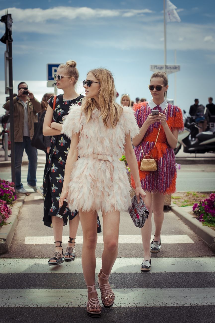 The Fendi girls, Cannes 2015