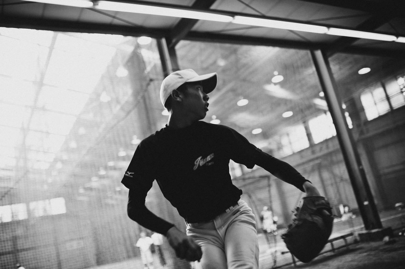 Session d'entrainement de baseball à Tokyo