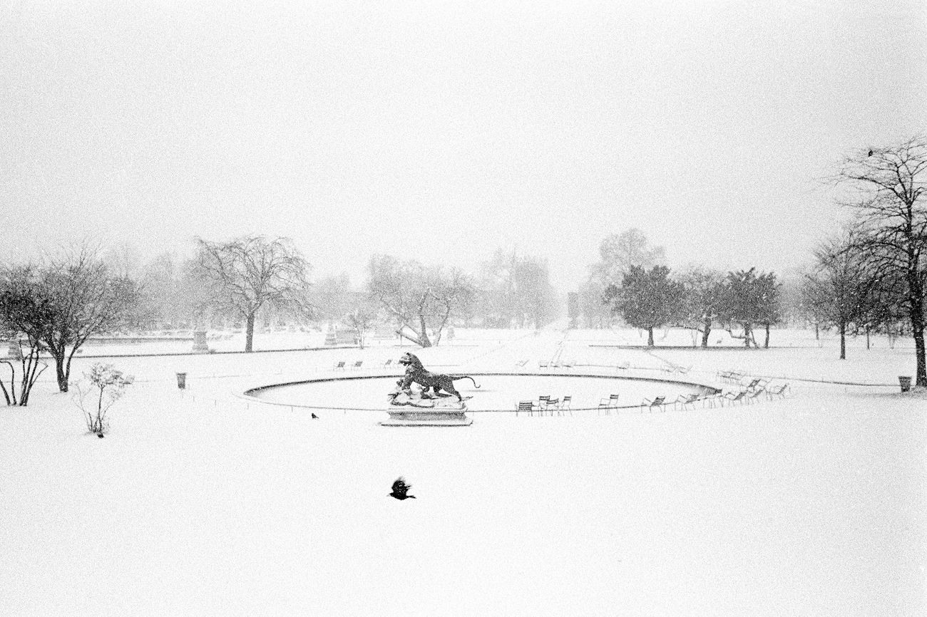 Paris sous la neige - Tuileries