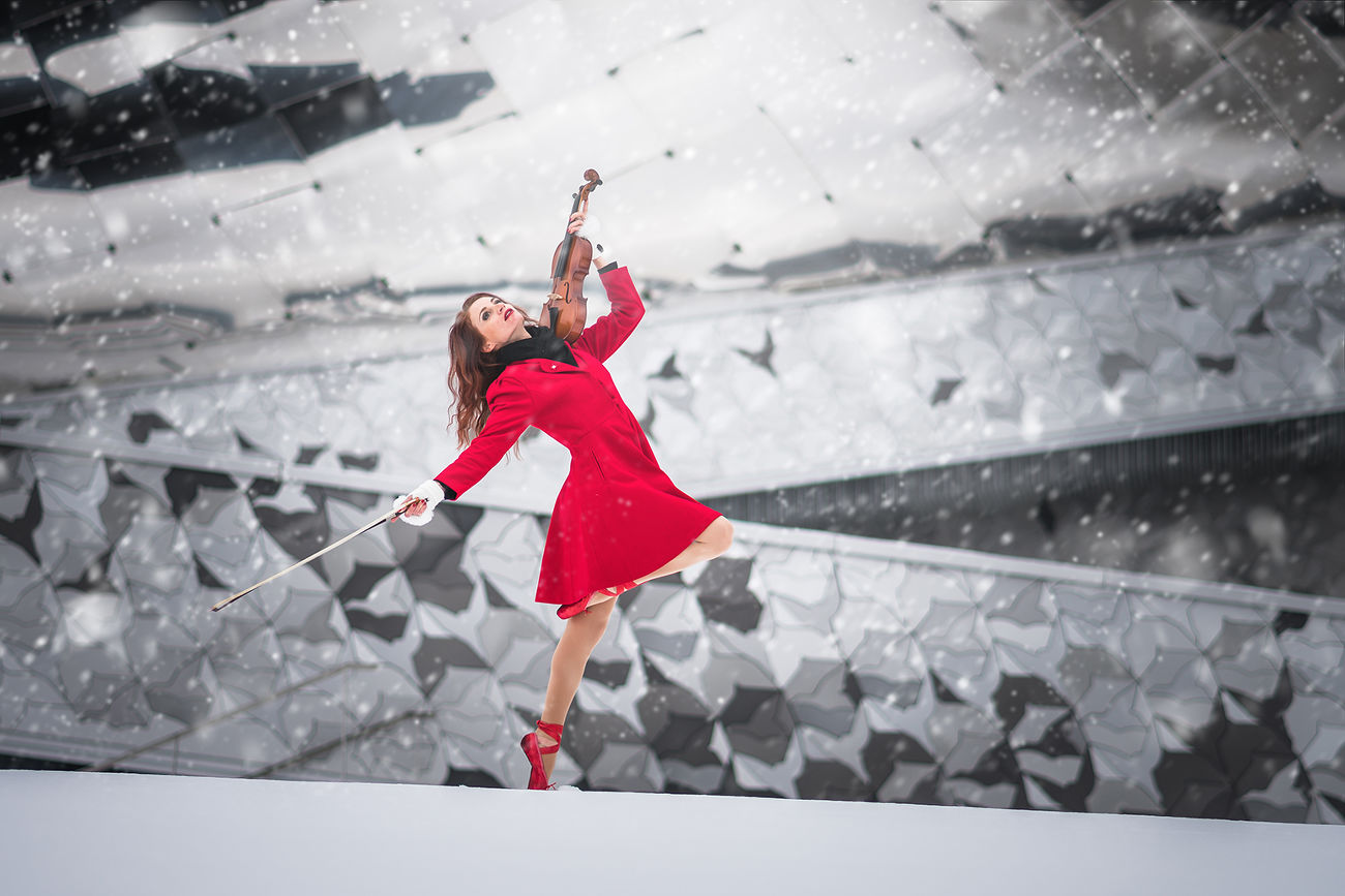 Violoniste à la philharmonie