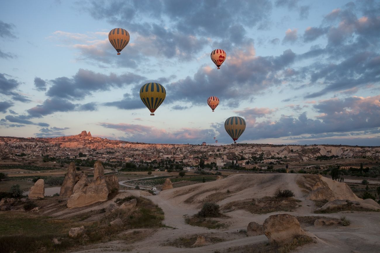 Les montgolfières de Cappadoce, Turquie, 3