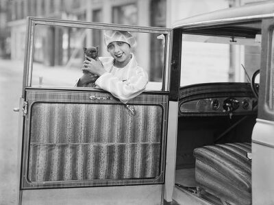 Joséphine Baker (1906-1975), artiste de music-hall américaine. Paris, 1927