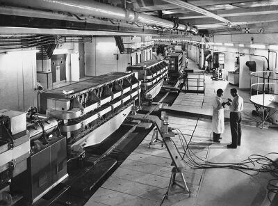 Synchroton (accélérateur de particules) du CERN de Genève, 1960