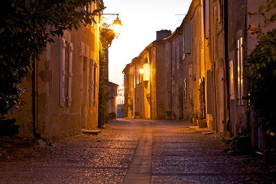 Paysage du Gers, la rue de castera-lectourois.