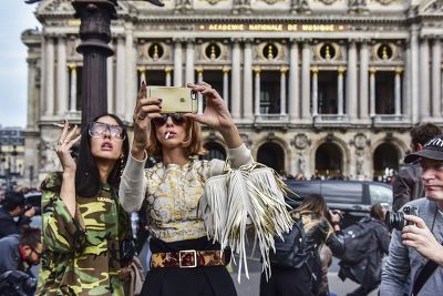 Le selfie fashion de Gilda & Candela, Paris 2015