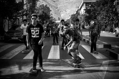 La horde de skateurs, Téhéran