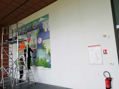 Pose fresque Engie 4