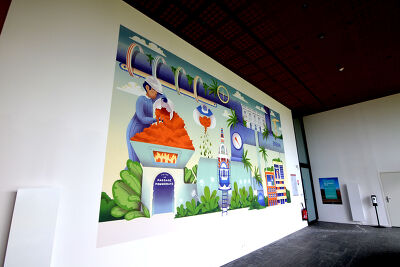 Pose fresque Engie