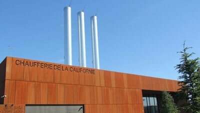 Vue extérieur de la chaufferie