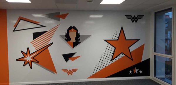 Fresque POP CULTURE Wonder Woman