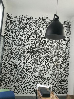 Like Keith Haring