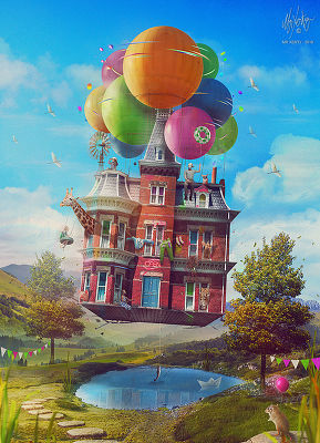 My House - In the middle of the sky